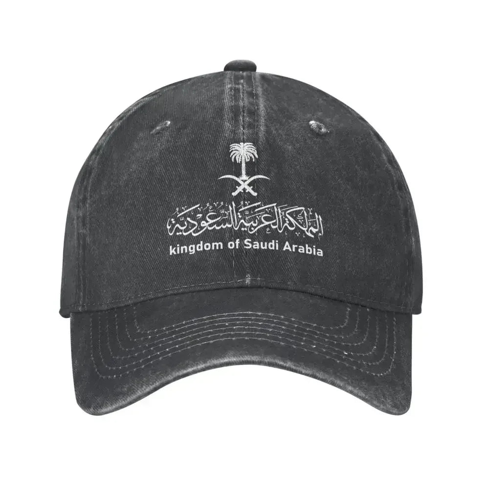 Custom Cotton Kingdom Of Saudi Arabia Baseball Cap Sun Protection