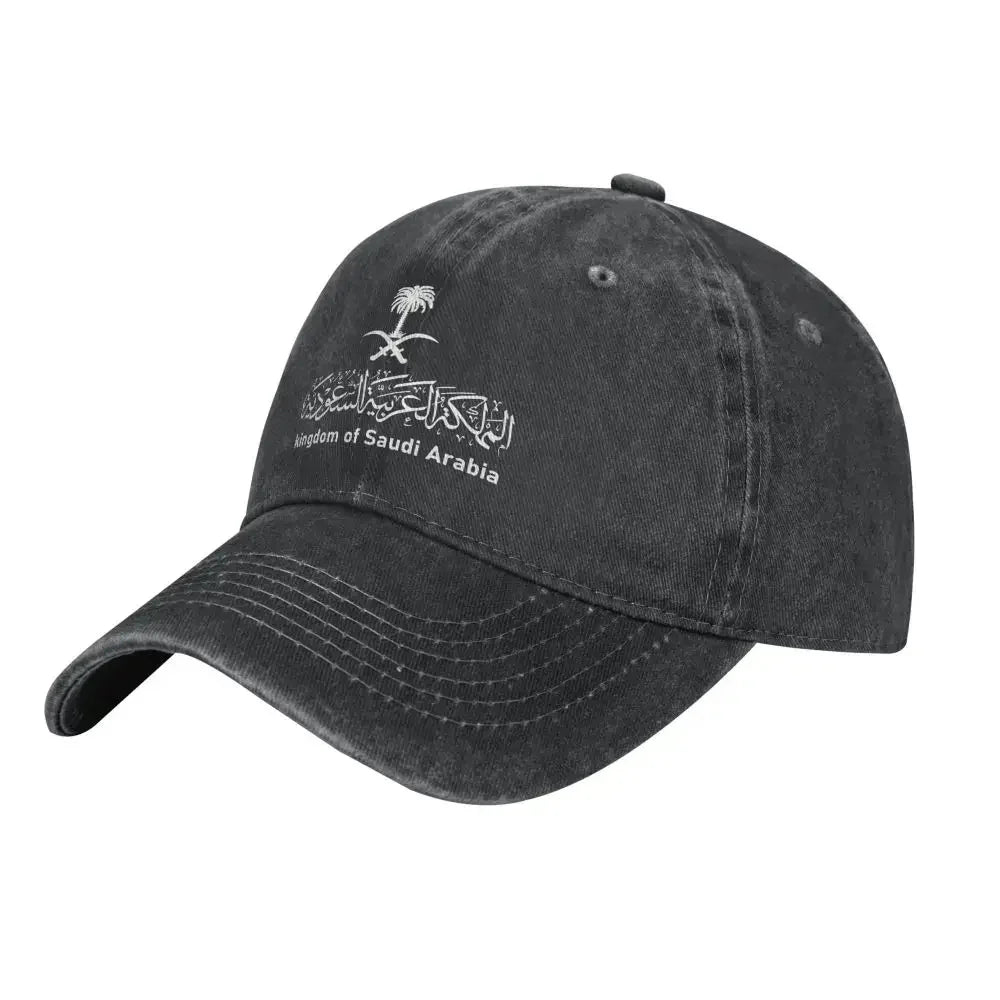 Custom Cotton Kingdom Of Saudi Arabia Baseball Cap Sun Protection