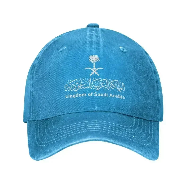 Custom Cotton Kingdom Of Saudi Arabia Baseball Cap Sun Protection