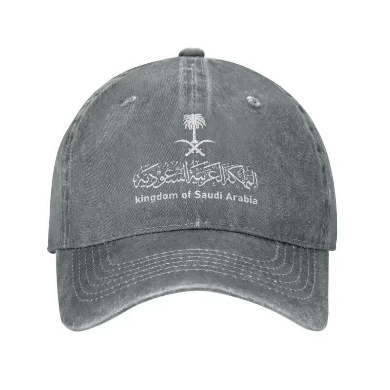 Custom Cotton Kingdom Of Saudi Arabia Baseball Cap Sun Protection