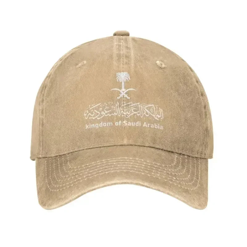 Custom Cotton Kingdom Of Saudi Arabia Baseball Cap Sun Protection